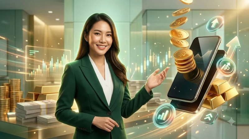 Minh họa khái niệm đầu đuôi xổ số với quả bóng vàng số 88 tách đôi